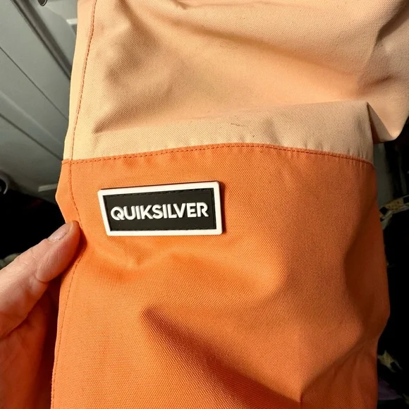 BinkyBro Quiksilver Kids' size 6 Orange One Piece Insulated Snow Suit - Picture 8 of 10